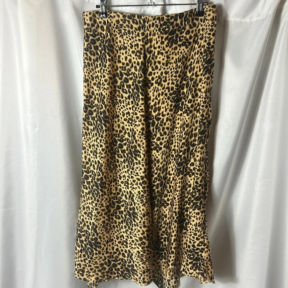 Code Mode Leopard Ruffle Maxi Skirt Size M - Picture 7 of 7